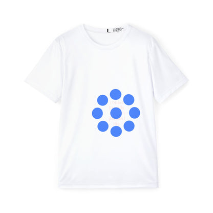 Men's Sports Jersey with Blue Dot Design - Perfect for Active Lifestyles and Game Days